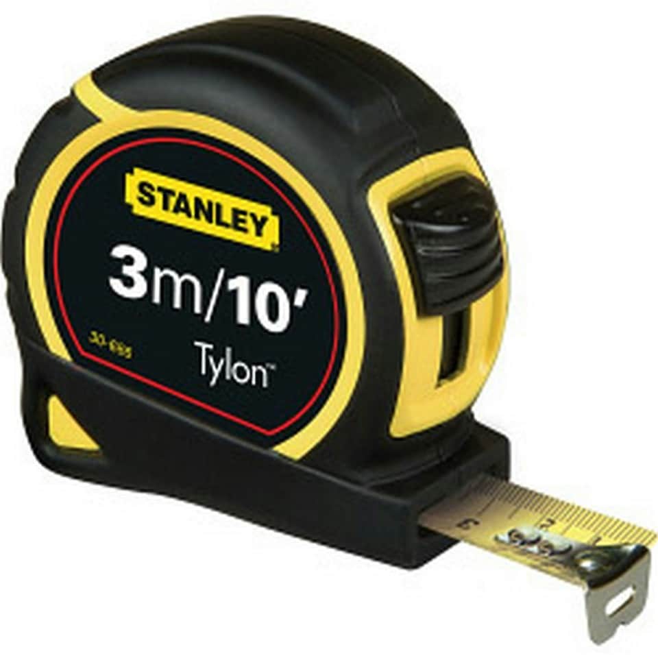 Stanley Metric/Imperial Tape Measure - Black/Yellow - One Size