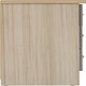 image 9 of Nevada 3 Drawer Bedside Cabinet White