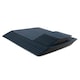 image 3 of Lara-May Set of 8 Royal Blue Recycled Leather Placemats & 8 Leather Coasters Blue