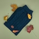 image 2 of HugglePets Legacy Cable Knit Dog Jumper | Blue | S