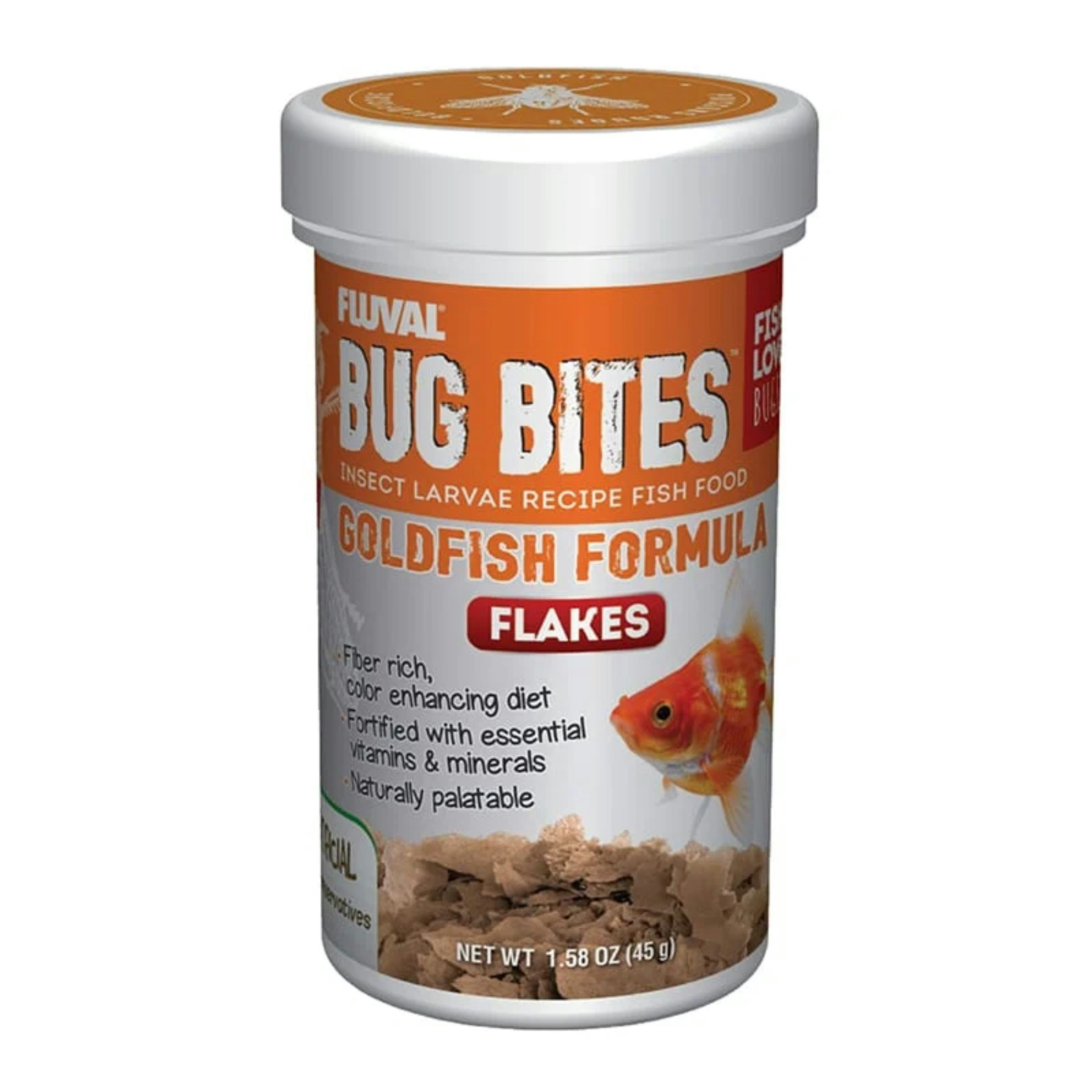 Fluval Bug Bites Goldfish Flakes 45G