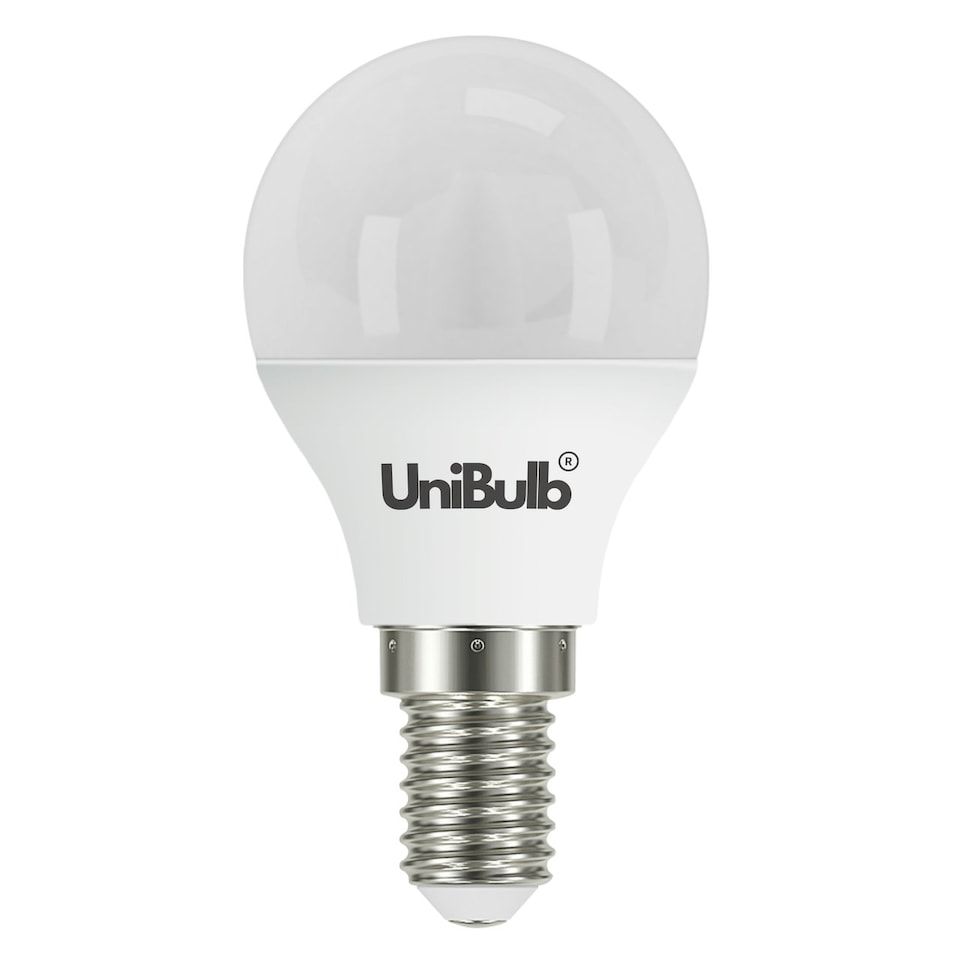 image 1 of UniBulb LED Golf Ball E14 470lm 4.2W 6500K (Daylight) Light Bulb - Pack of 3