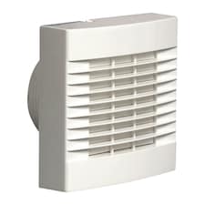 Airvent 459318A 100MM 4" Bathroom Humidity Extractor Fan With Humidistat, Pullcord And Automatic Shutters