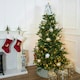 image 5 of 12PK Shatterproof Large Baubles Gold