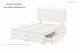image 5 of Sloomy Mayfair Pewter Dumfries Divan Bed Base 2 Drawers Foot-End With 26 Inch Strutted Headboard | Grey | Pewter | Super King | 1