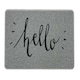 image 1 of Hello Print PVC Spaghetti Looper Door Mat - 75x44cm