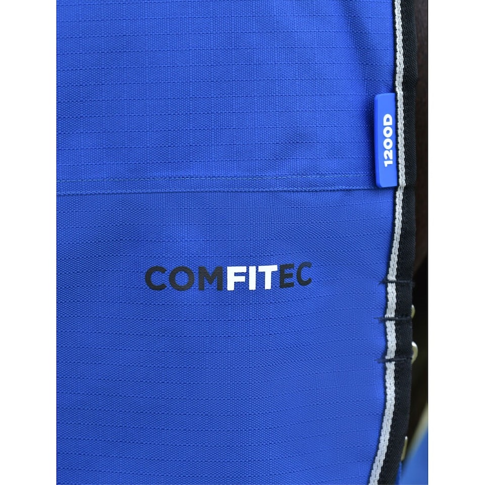 image 1 of Weatherbeeta Comfitec Essential 220g Horse Turnout Rug | Black | Cobalt/Black | 6Ft | 1