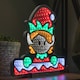 image 5 of 40cm Light up Christmas Elf Girl Infinity Decoration with LEDs