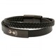 image 2 of Tottenham Hotspur FC Leather Bracelet - Black - One Size