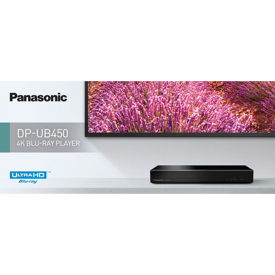 image 1 of Panasonic DP-UB450EB-K Black 4K HDR Ultra HD Blu-Ray Player & DVD MultiRegion Playback