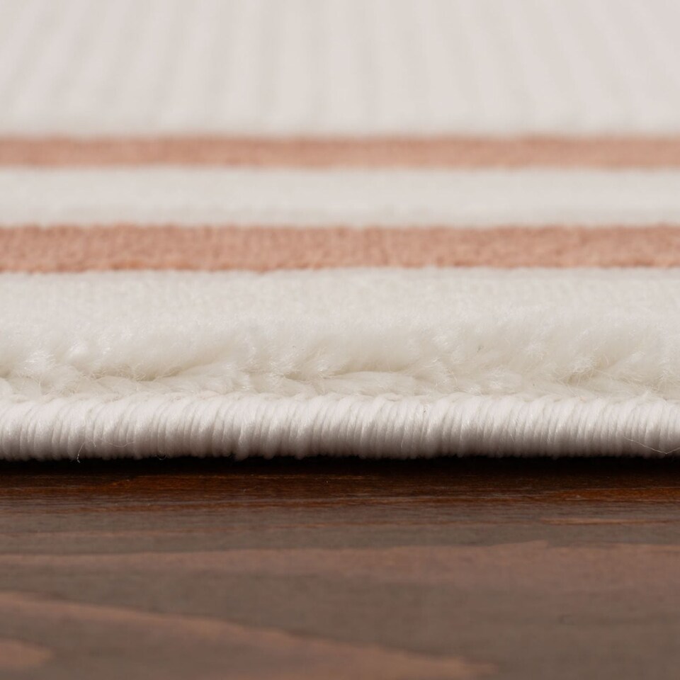 image 1 of The Rugs Carmel Collection Bordered Area Floor Rug Runner Soft Pile Living Room Bedroom