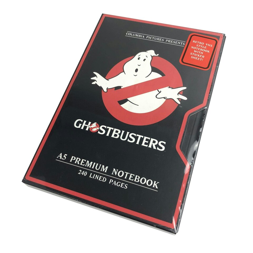 Ghostbusters Premium VHS A5 Notebook - Multicoloured - One Size