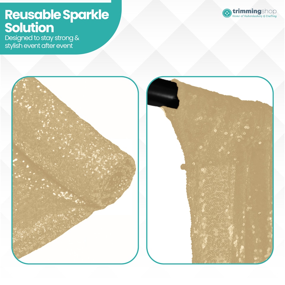 image 1 of 4ft x 7ft Sequin Backdrop Photography Background High-Density Sequin Fabric