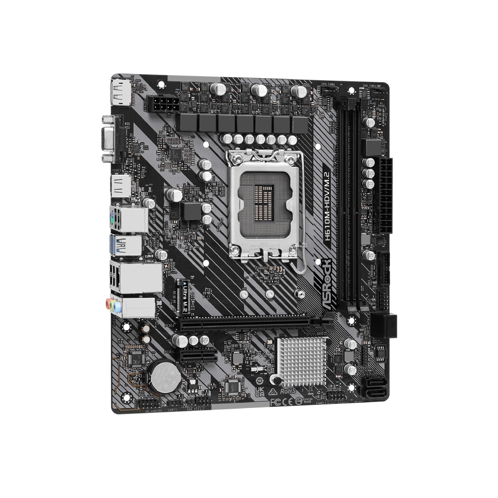 マザーボード ASRock H610M-HDV/M.2 mATX ASRock Intel H610M-HDV⁄M.2