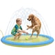 image 1 of PawHut 150 cm Splash Pad Sprinkler for Pets Dog Non-slip Outdoor Yellow