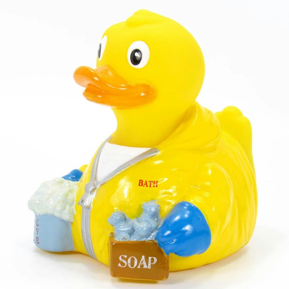 CelebriDucks Novelty Bath Duck Breaking Bath