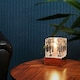 image 1 of ValueLights Modern Glass Ice Cube Touch Table Lamp With Copper Base