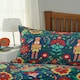 image 3 of Nutcracker Folkloric Print Duvet Cover Set – 200 Thread Count Easycare Breathable Bedding Multi | King