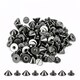 image 1 of 9.5 x 6mm Cone Spike Studs Screw Back for Leather Craft - 50pcs