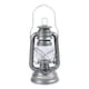 image 1 of Redwood Metal Paraffin Hurricane Lantern - 25cm - Silver
