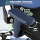 image 7 of COSTWAY Ergonomic Office Chair Swivel Computer Chair Black
