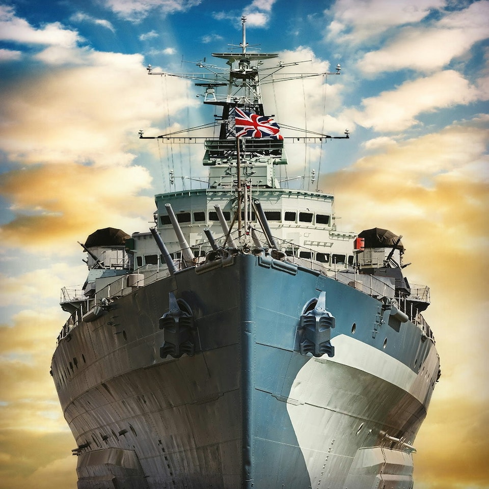image 1 of Imperial War Museums HMS Belfast 1000 Piece Jigsaw Puzzle
