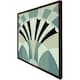 image 1 of Green geo arches (Picutre Frame) Brown | L