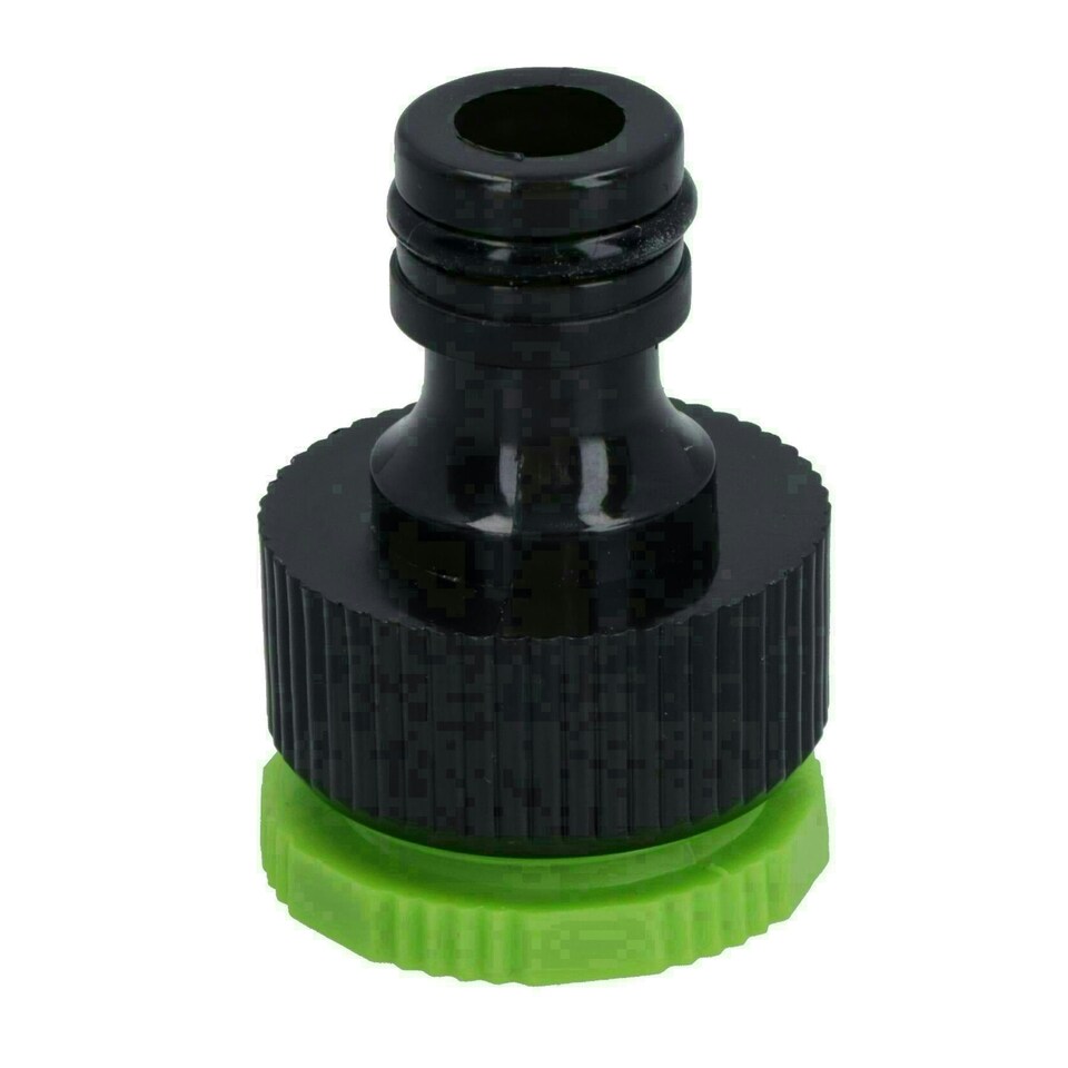 image 1 of Garden Compact Wall Hose Reel With 15 Metres Of Hose + 5 Nozzles / Fittings