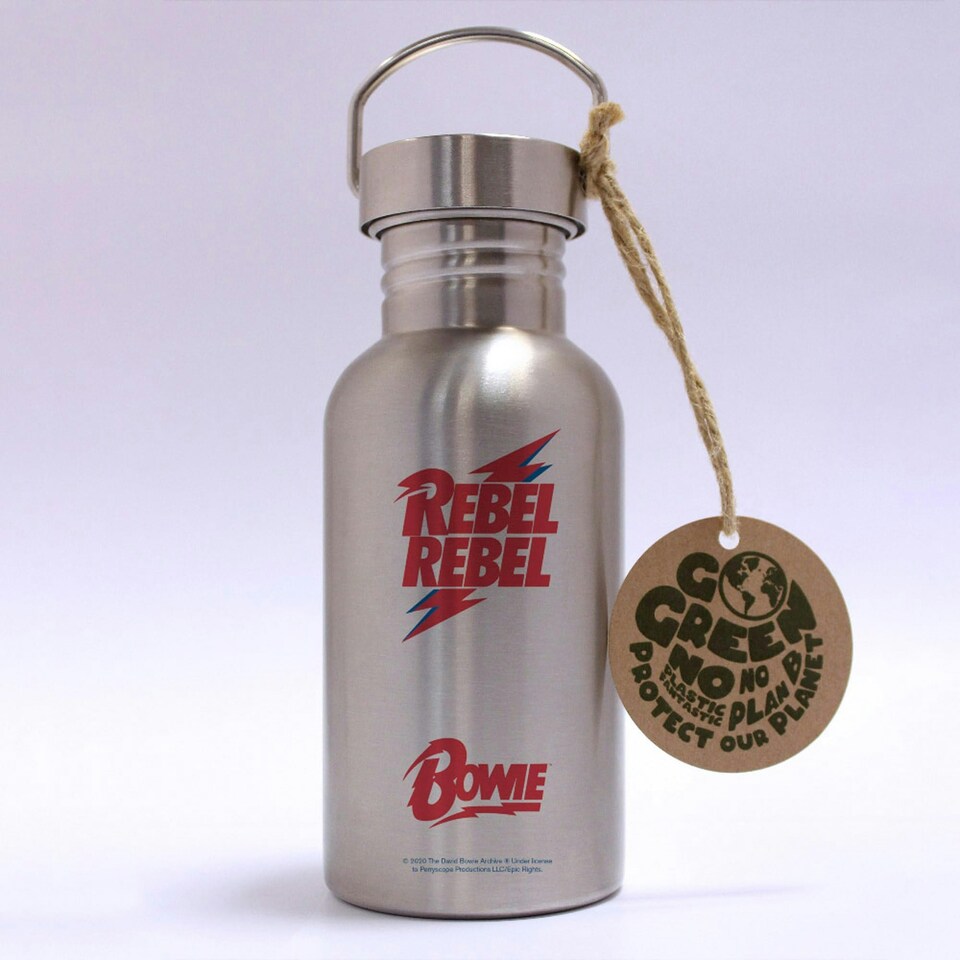 David Bowie Rebel 500ml Eco Bottle - DAVID BOWIE N/A | ONE SIZE