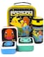 image 1 of Pokemon Lunch Bag Set | Adventure with Pikachu, Bulbasaur, Squirtle, Charmander | 5-Piece School Dinner Bag with BPA-Free Water Bottle & Snack Pots | One Size Fun