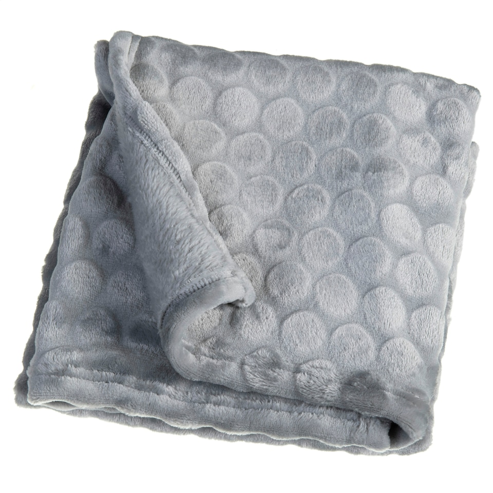 image 1 of Clair de Lune Marshmallow Pram Blanket - Grey