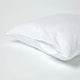 image 3 of Homescapes White European Size Egyptian Cotton Pillowcase 200 TC - 60 x 60 cm | White