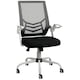 image 1 of Vinsetto Mesh Swivel Office Chair w/ Lumbar Support, Black and White