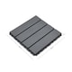 image 4 of Pack of 12 Polydeck PVC Decking Tiles - Grey