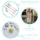 image 2 of Argon Tableware Tondo Stainless Steel Dessert Spoons - 21cm - Pack of 6