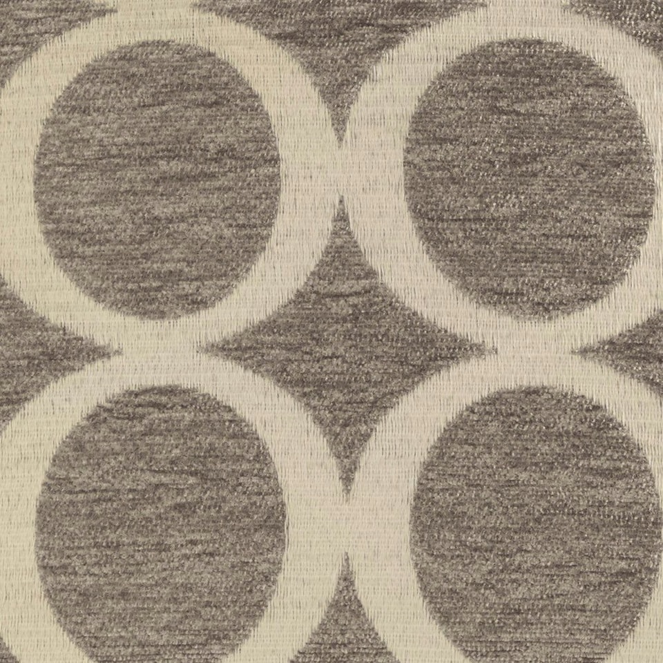 image 1 of Geometric O Chenille 45cm x 45cm Silver Cushion Set of 4 | Silver | Cream | 45cm x 45cm x 10cm | 4