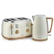 image 1 of VonShef 3000W Kettle and 1500W Toaster Bundle Set Cream