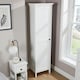image 3 of Bellevue 1 Or 2 Door Wardrobe MDF Bedroom Furniture White | White