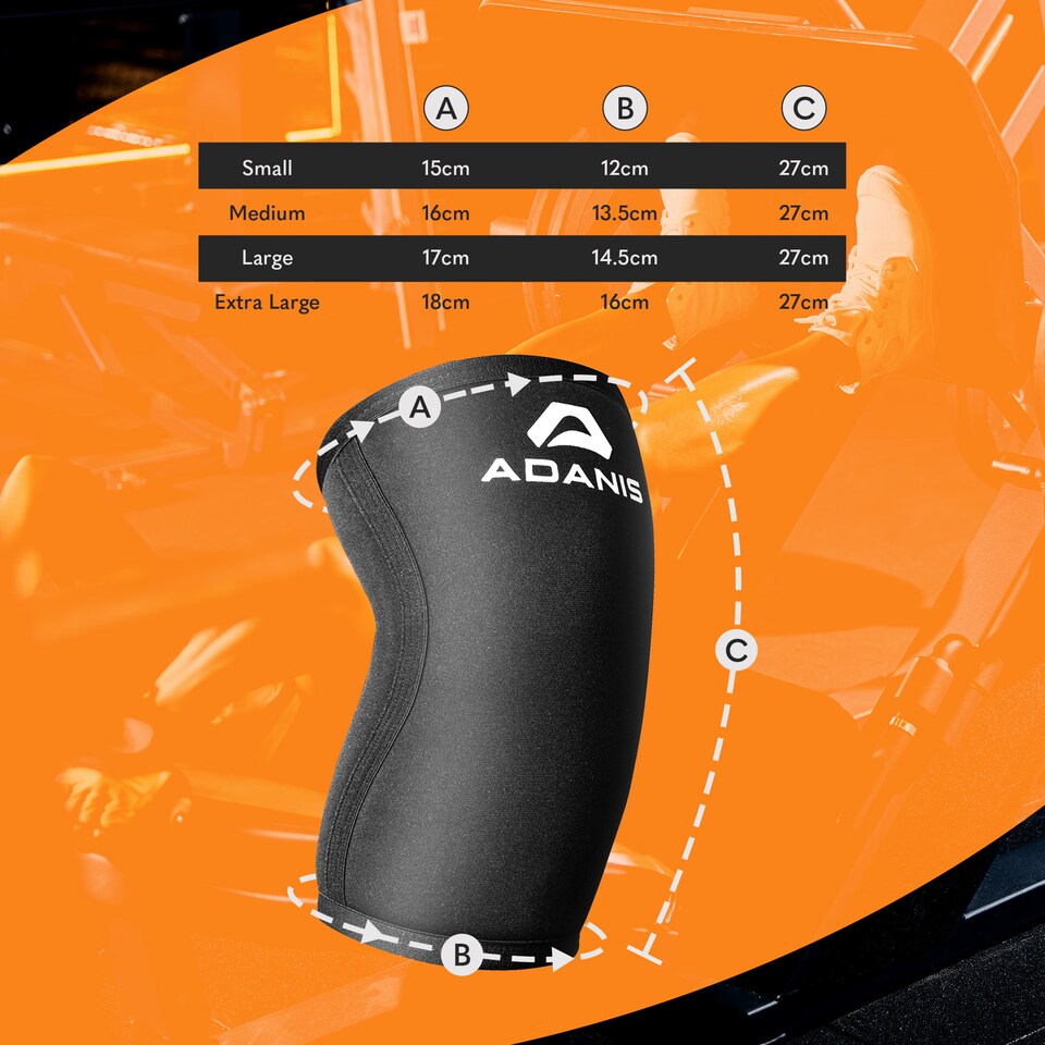 image 1 of Adanis Knee Sleeves Pair for Pain Relief & Knee Support