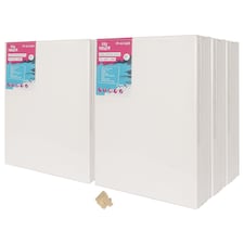 Fax Potato Stretched Canvas with Wooden Wedges - 12" x 16" - Pack of 60