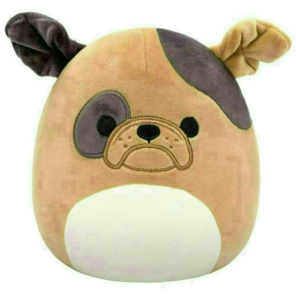 image 1 of Squishmallows Loafer The Brown Bulldog 7.5-Inch Soft Toy