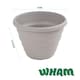 image 5 of Wham Beehive 4 x  40cm Round Plastic Garden Planters | Grey | Fawn