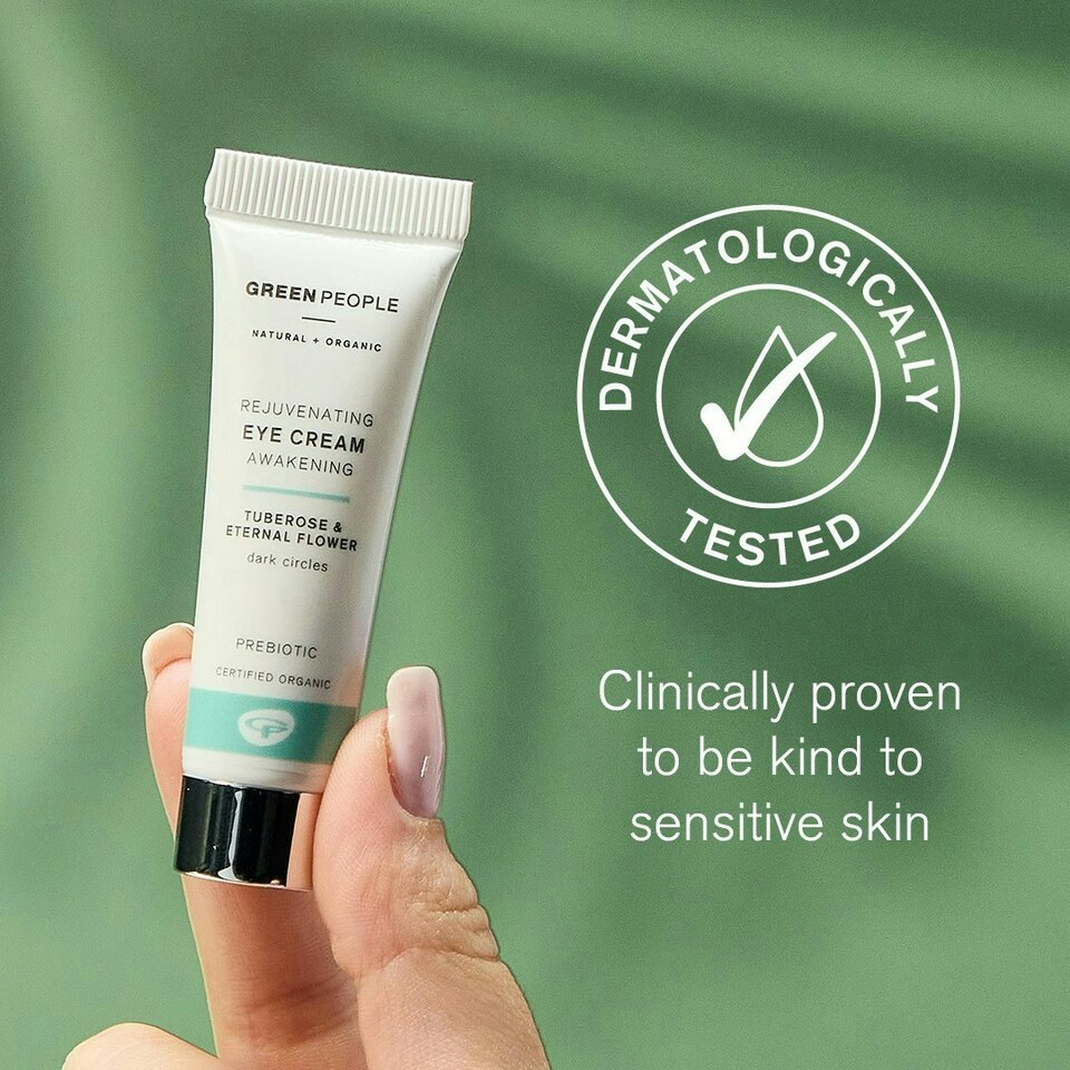 image 1 of Green People Rejuvenating Eye Cream - Natural & Organic - For Dark Circles & Puffy Eyes - Paraben & Alcohol Free - Cruelty Free & Vegan, 10ml