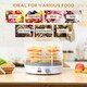 image 3 of HOMCOM 5 Tier Food Dehydrator for Drying Fruit Meat Vegetable Jerky Pet Treat