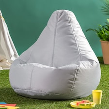 Icon Kids Dalton High Back Indoor Outdoor Bean Bag, Grey