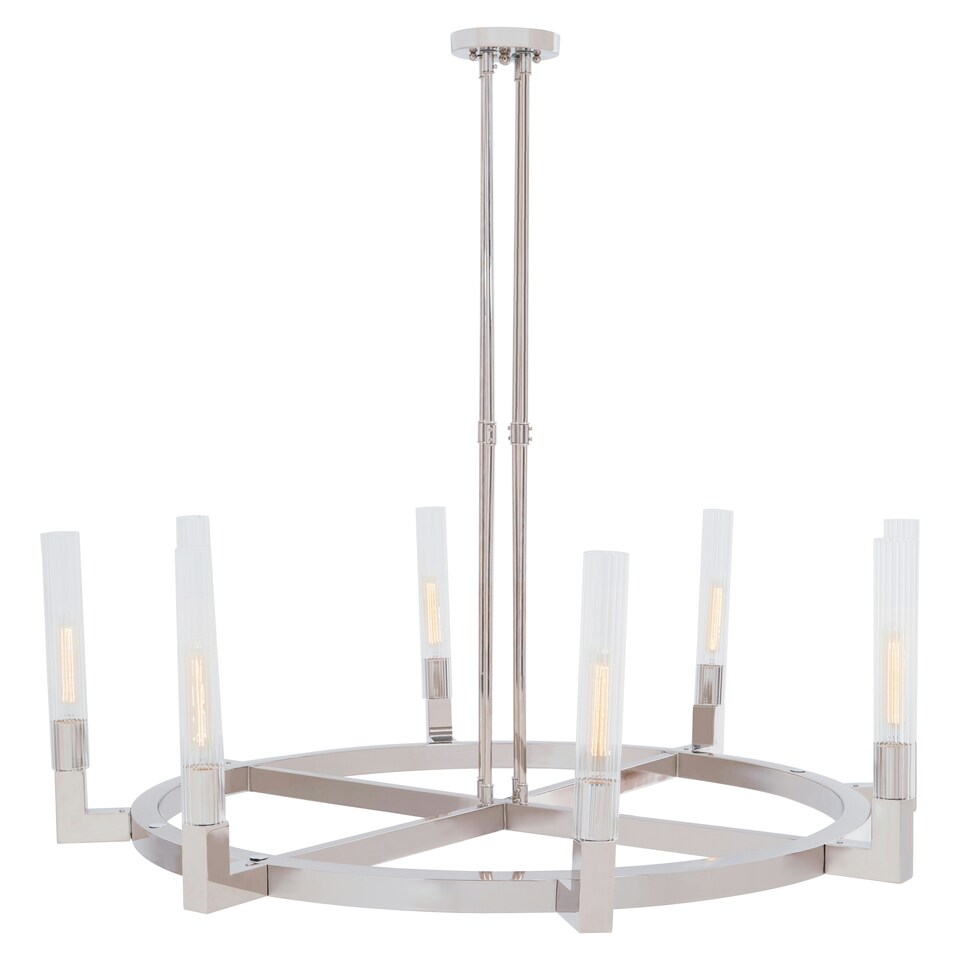 image 1 of Interiors by Premier 8-light Ceiling Light Silver