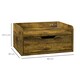 image 8 of HOMCOM Floating Nightstand Set of 2, Nightstand with Drawer