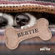 image 2 of History & Heraldry Pre-Personalised Squeaky Bone Dog Toy - Bertie