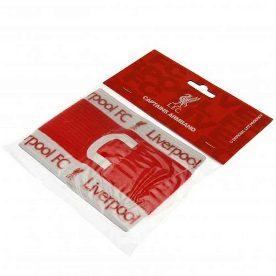 image 1 of Liverpool FC Official Captains Arm Band - Red/White - One Size