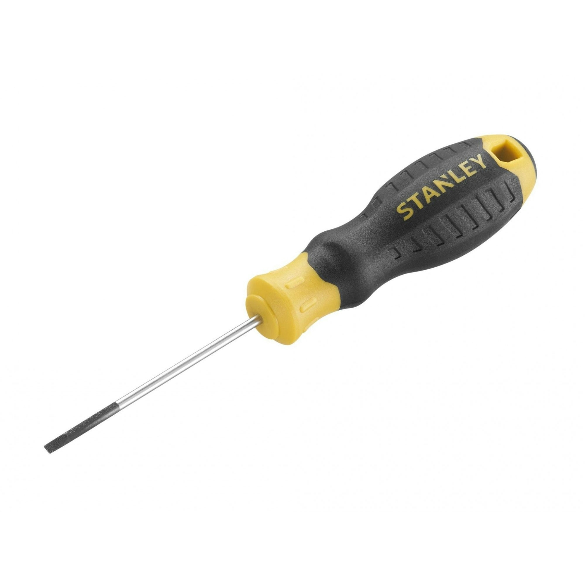 Stanley Hand Tools Cushion Grip Screwdrivers, Parallel Tip - Multi Colour - 2.5 x 75mm